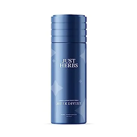 Just Herbs Long Lasting Refreshing Body Spray Natural Deodorant for Men Phthalate Free Formula 150 ml