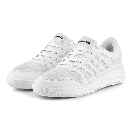 Kraasa White Trendy Casual Shoes Stylish Sneakers for Men