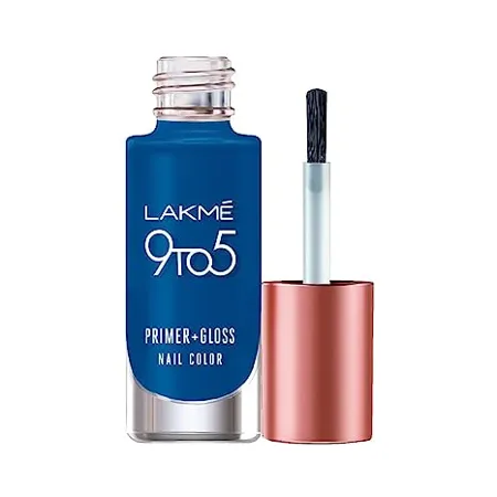 Lakme 9 to 5 Primer Gloss Nail Colour BlueOcean 6ml