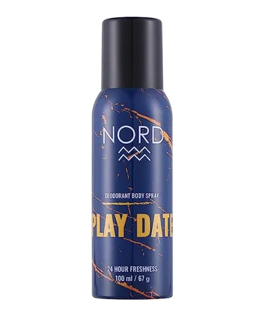 NORD Deodorant Body Spray For Men Play Date 100 ml Pack of 1 