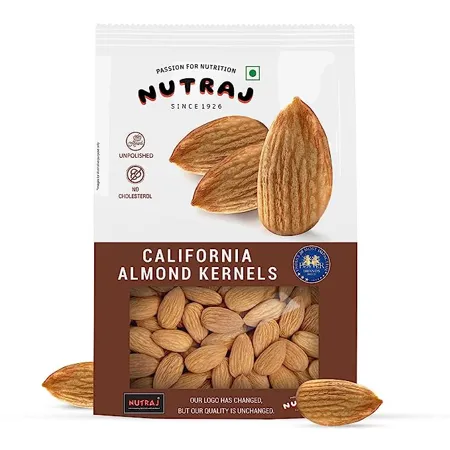 Nutraj 100 Natural Premium Raw California Almonds 1Kg Pack Dried Nutritious Delicious Premium Badam Giri High in Fiber Rich in Vitamin E Manganese Dry Fruits Whole Natural Badam