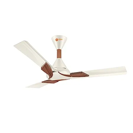 Orient Electric Wendy 1200mm BEE Star Rated Ceiling Fan Designer Decorative Ceiling Fan Warranty 2 years Pearl White Walnut Pack of 1 