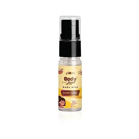 Plum BodyLovin Smokin Vanilla Mini Body Mist Warm Vanilla Fragrance Instantly Refreshes 5 ml