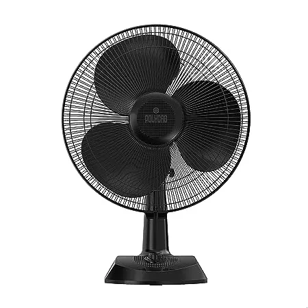 Polycab Aery 400 mm Table Fan Black 