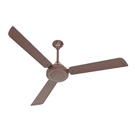 Polycab Charisma Plus 1200 mm High Speed 1 Star Rated 52 Watt Ceiling Fan with Corrosion Resistant G Tech Blades and 2 years warranty Luster Brown 