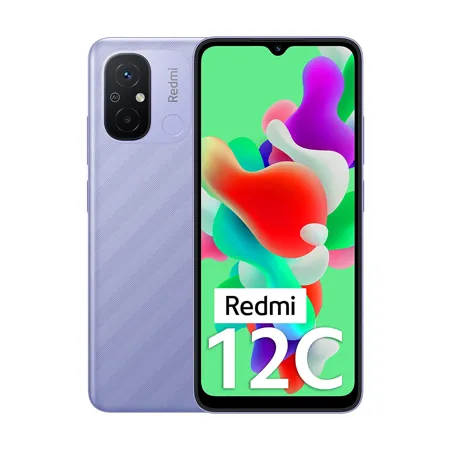 Redmi 12C Lavender Purple 4GB RAM 64GB Storage High Performance Mediatek Helio G85 Big 17cm 6 71 HD Display with 5000mAh typ Battery