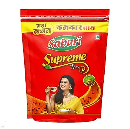 Saburi Supreme Tea 1kg High Grown tea Leaves Assam Tea with special Blend Black Tea