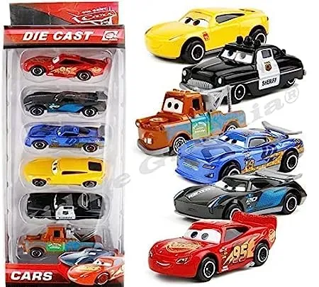 Sanghariyat Mini Metal Die Cast Small Mini Racing Cars For Kids Free Wheel High Speed Unbreakable Die Cast Metal Toy Car Play Set For Kids Best Gifts Toys For Kids Boys Set Of 6 Multi Color 