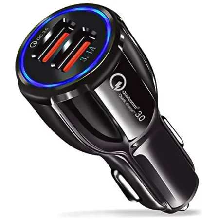 Sounce USB Car Charger 36W 12V USB Charger Multi Ports Fast Car Charger Adapter Compatible with iPhone 14 13 12 11 SE XR Galaxy S22 S21 S20 S10 Note 20 Pixel 5 4 3