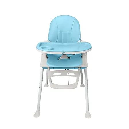 Supples 4 in 1 High Chair for Babies and Kids Safe Comfortable Detachable Portable Blue 