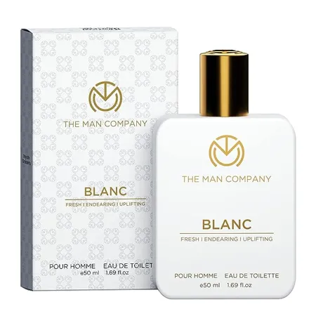 The Man Company Blanc EDT Perfume for Men 50ml Premium Long Lasting Fragrance Spray Gift for Men