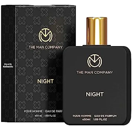 The Man Company Night Perfume for Men 50ml Premium Long Lasting Fragrance Citrusy Exotic Woody Gift For Men Date Night Body Spray