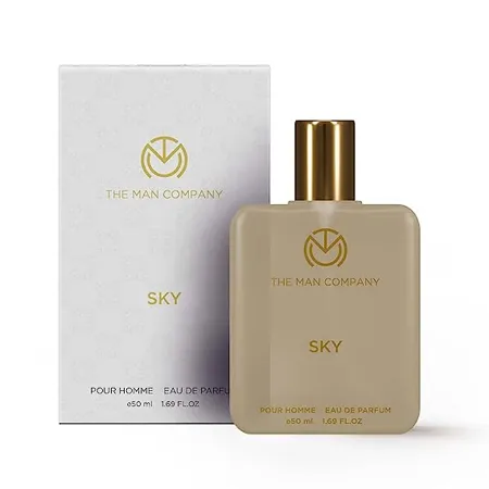 The Man Company Sky EDP 50ml Perfume For Men Premium Long Lasting Fragrance Citrusy Aquatic Woody Gift For Men