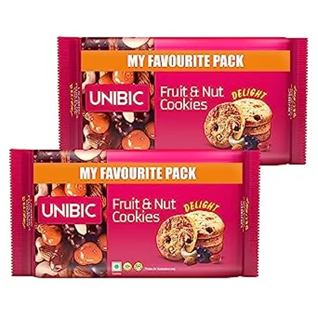 Unibic Fruit Nut Cookies 600 Pk of 2