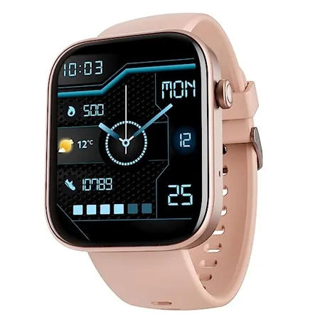 boAt Newly Launched Wave Call 2 with 1 83 HD Display Advanced BT Calling DIY Watch Face Studio 1000 Watch Faces 700 Active Modes Live Cricket Scores HR SPO2 and sleep Monitoring Cherry blossom 