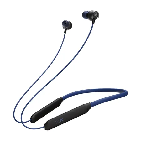 boAt Rockerz 205 Pro in Ear Bluetooth Neckband with Mic Beast Mode Low Latency Upto 65ms ENx Tech for Clear Voice Calls 30 Hours Playtime ASAP Charge 10mm Drivers Dual Pairing IPX5 Buoyant Blue 