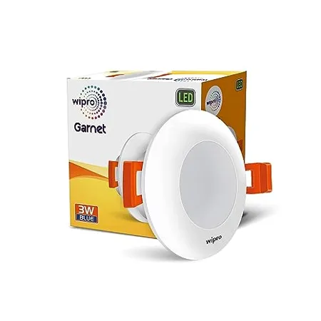 wipro Garnet 3W Mini LED Downlight Blue 