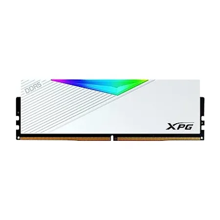 ADATA XPG Lancer RGB 16GB 1 16 GB DDR5 6000 MHz CL 40 40 40 U DIMM Desktop Memory RAM AX5U6000C4016G CLARWH White 