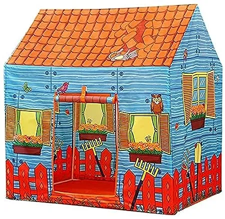 ARHA IINTERNATIONAL Jumbo Size Extremely Light Weight Water Proof Baby Buddies Kids Play Tent House for 5 Year Old Girls and Boys Multi color Multi color