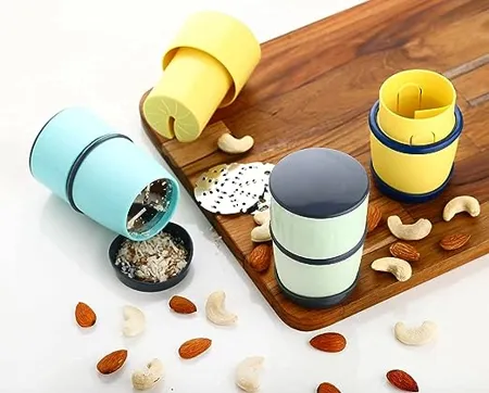 ATEVON 3 in 1 Plastic Dry Fruit Paper Mill Grinder Slicer