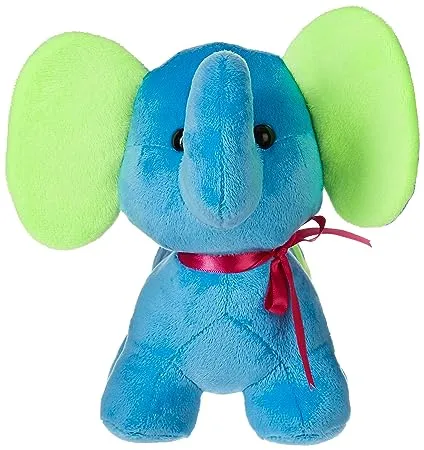 Amazon Brand Jam Honey Elephant Figure 20 Cm Blue 