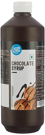 Amazon Brand Kitchen Cheer Chocolate Syrup Rich Chocolate Flavour Creamy Texture No Malt 1 3Kg