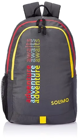 Amazon Brand Solimo Nylon Backpack 34 Ltr DARK GREY 