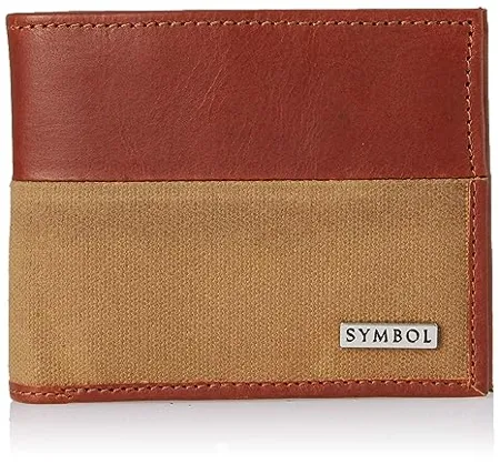 Amazon Brand Symbol Men s Green Bi fold Leather wallet