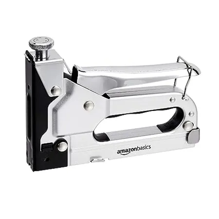 AmazonBasics 3 in 1 Heavy Duty Staple Gun with staples 4 14mm 600 Pieces