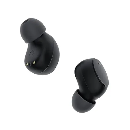 AmazonBasics Truly Wireless in Ear Earbuds with Built in Mic Touch Control IPX5 Water Resistant Bluetooth 5 3 Up to 25 Hours Playtime and Fast Charging Black 