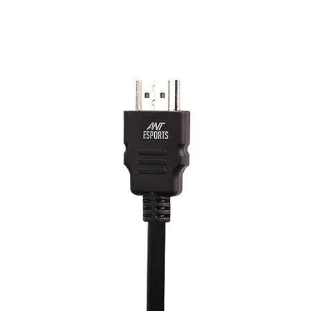 Ant Esports AEH0105 High Definition HDMI to HDMI Cable 1 5 meters 5 FT 4K 60Hz Compatible with Windows Apple Linux Android Black