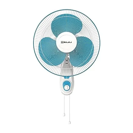 Bajaj Frore Neo 400 MM Wall Mount Fan Wall Fan for Kitchen Home Smooth Oscillation 100 CopperMotor HighAir Delivery 3 Speed Control Rust Free 2 Yr Warranty Blue