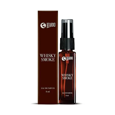 Beardo Whisky Smoke Perfume for Men Spicy Woody Oudh Long Lasting Mens Perfume Date night fragrance Body Spray for Men 8ml