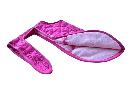 Best Dogista Winter Dog Coat Jacket with Heavy Fur Ultra Warm Wind Water Proof in Quilted Stitch Line Cloth Color May Vary 10 inch Small