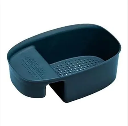 Black Olive Sink Strainer Colander Drain Basket Multifunction Saddle Shaped Mesh Strainer Corner Food Strainer Over The Sink for Kitchen Waste Vegetable Fruits Pack of 1 Multicolour 