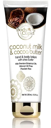 Body Cupid Coconut Milk and Cocoa Butter Body Lotion with Coconut Milk Extract and Cocoa Butter 200 ml
