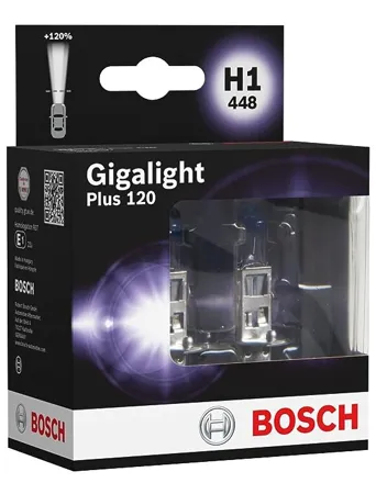 Bosch 1987 301 105 H1 P14 Gigalight Plus Halogen Bulb 12V 55W 2 Bulbs 