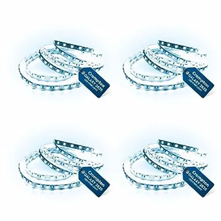 Crompton 5 Meter Strip Light Cool Day Light 300 LEDs Pack of 4 Without Driver 