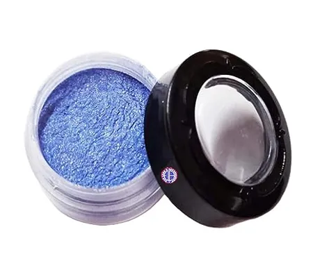 Ear Lobe Accessories Personal Professional Metallic Colorful Blue Glitter Shadow No 9