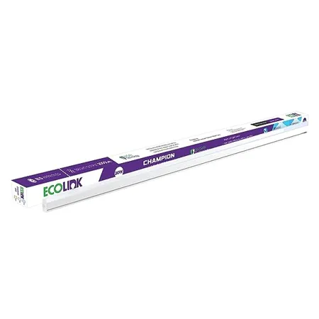 EcoLink 20 Watt Polycarbonate Batten Cool White Pack of 1 
