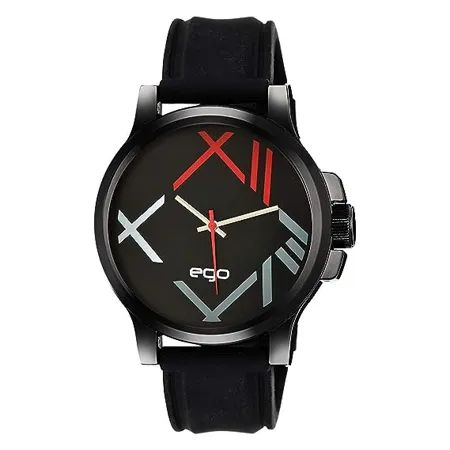 Ego by Maxima Analog Black Dial Men s Watch E 01174PAGB 