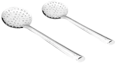 Expresso Stainless Steel Basting Serving Skimmer Set 2 Pieces 
