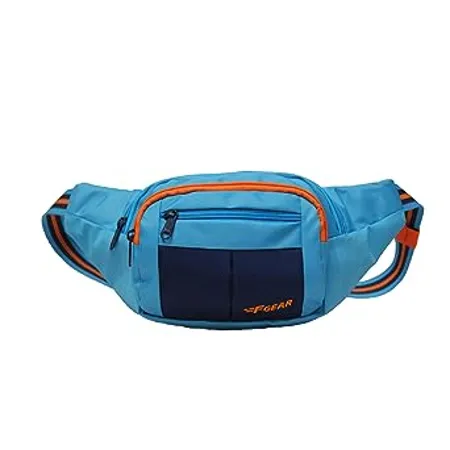 F Gear Lattitude Blue Navy Orange Sports Waist Bag 3686 