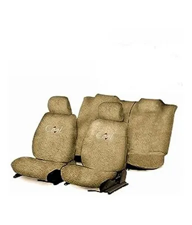 FLOMASTER Towelmate Seat Cover for Mahindra XUV Set of 3 Beige 