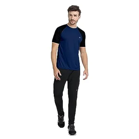 FTX Men s Cut Sew Regular Fit T Shirt 774 PO1 Dark Blue