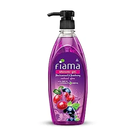 Fiama Shower Gel Blackcurrant Bearberry Body Wash With Skin Conditioners For Radiant Glow 500ml Pump