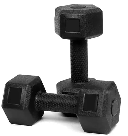 FitBox Sports Exclusive Hex PVC Dumbbells 2kg 10kg Pack Of Dumbbells Set For Home Gym