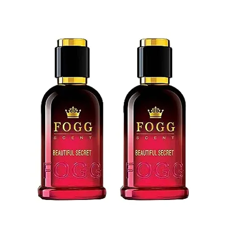 Fogg Beautiful Secret Scent Eau De Parfum Womens Perfume Long lasting Fresh Floral Fragrance 100ml Pack of 2 