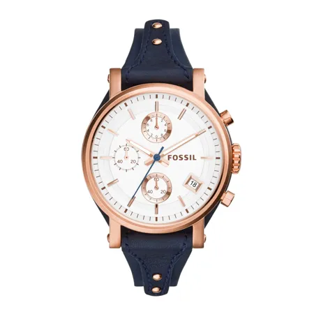 Fossil Original Boyfriend Analog Silver Dial Women s Watch ES3838