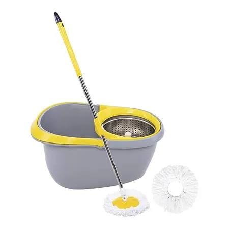 Frestol DTMPS0101GY Plastic Steel Mop 2 Refill Rod Grey Yellow